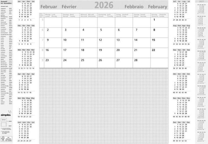 Simplex Sous-main (59.40 x 42 cm)