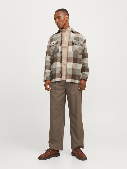 Image du produit Jack & Jones Jprraymond Melange Check Ls Overshirt Sn (XXL)