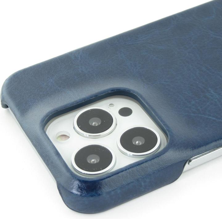 Produktbild PhoneLook Hülle Basic-Leder blau (Apple iPhone 13 Pro Max)