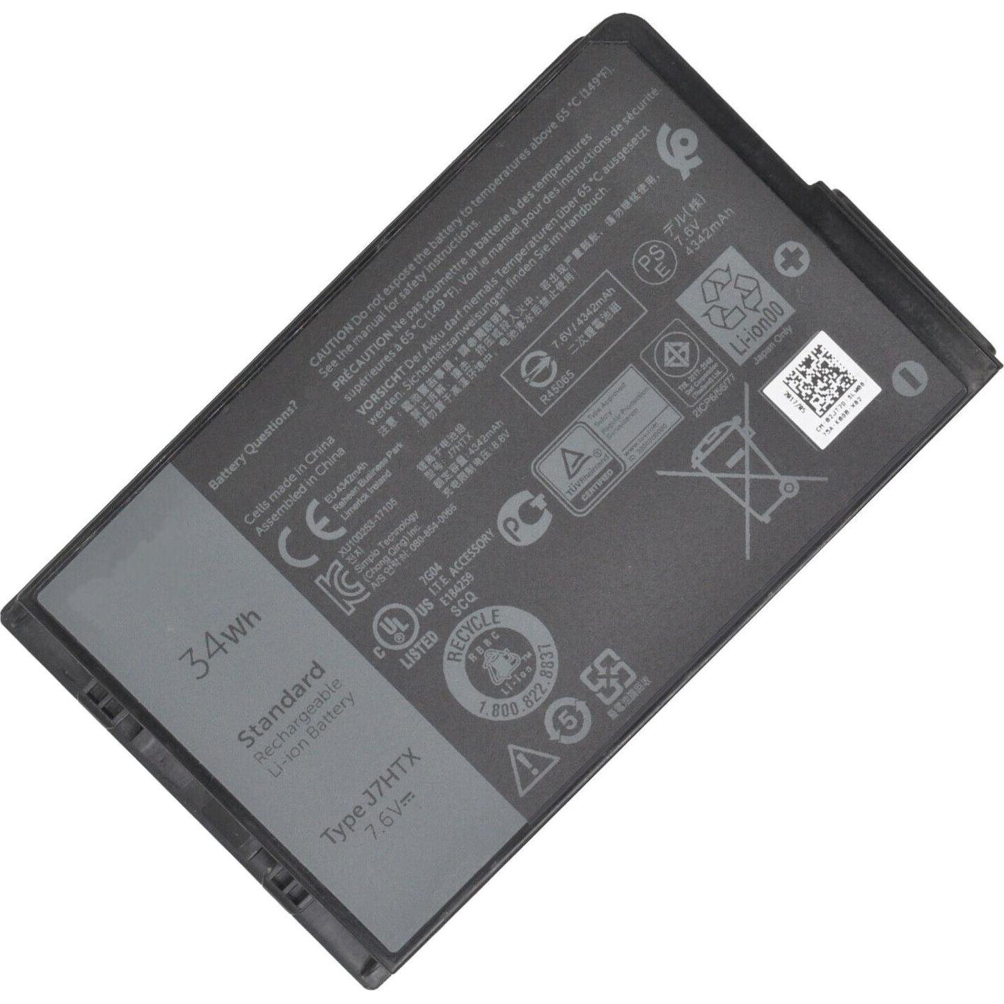 Dell Battery, 34WHR, 2 Cell (2 Zellen), Notebook Akku