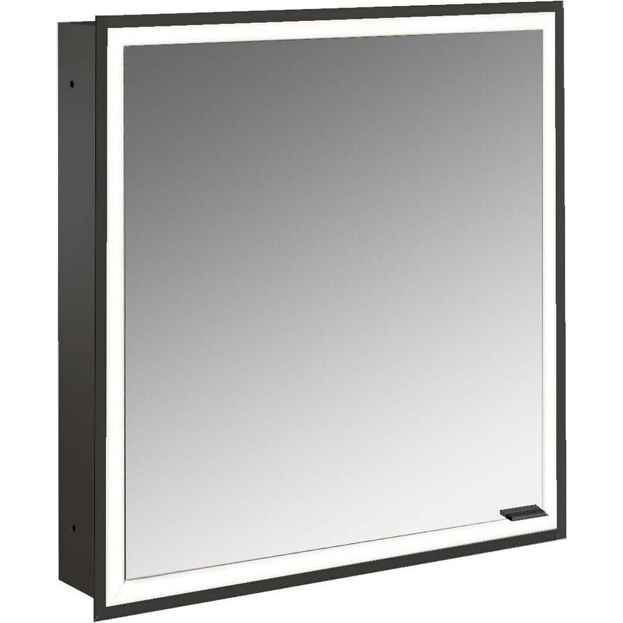 Emco, Spiegelschrank, prime Facelift Lichtspiegelschrank, 600 mm, 1 Tür, Anschlag links, Unterputzmodell, 9497