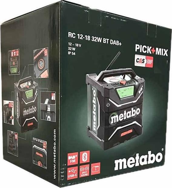 Actual product image Metabo RC 12-18 (DAB+, FM, Bluetooth)