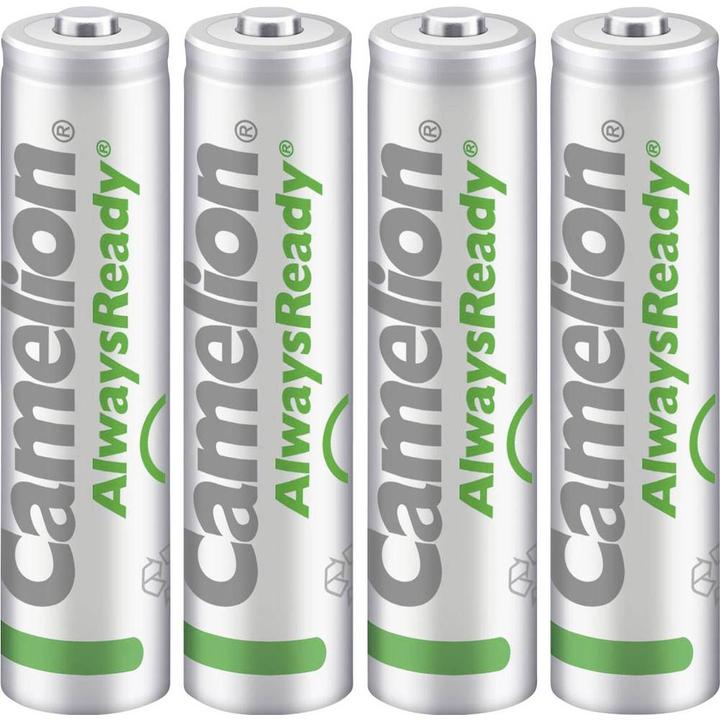 Produktbild Camelion AlwaysReady Solar Micro (AAA)- (4 Stk., AAA, 600 mAh)