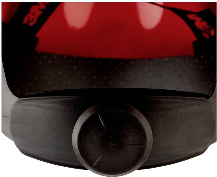 Actual product image 3M G3000NUV-RD SAFETY Helmet Red Ratchet (53 - 62 cm)