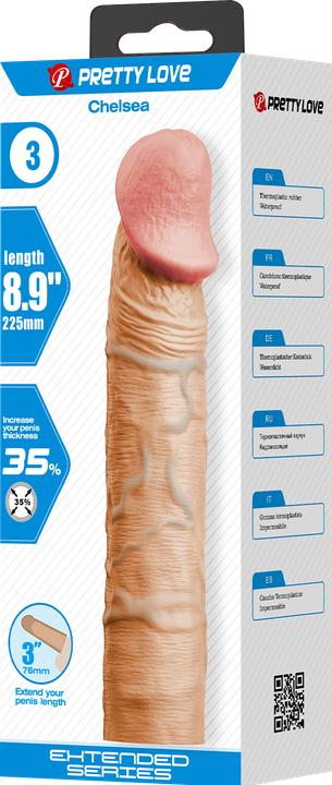Actual product image Pretty Love - Chelsea Penishãoelle Mit 7,6 cm Verlã„Ngerung Fleisch