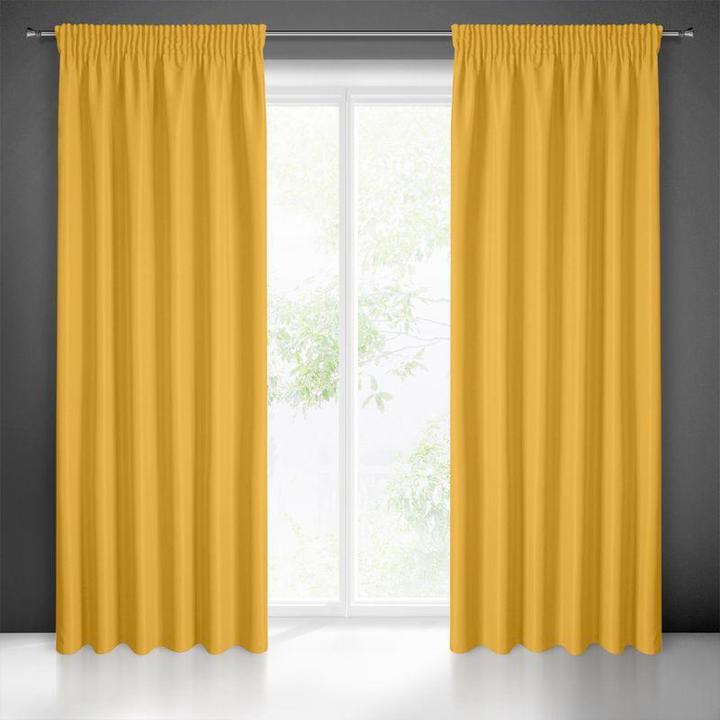 Actual product image Eurofirany RITA Night curtain made of smooth fabric, 140X270 cm, strip (140 x 270 cm)