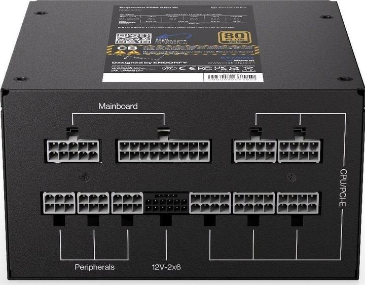 Produktbild Endorfy PSU Supremo FM6 80+ Gold 850 W (850 W)