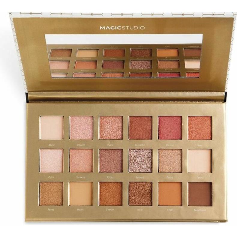 IDC Institute, Lidschatten, EYESHADOW PALETTE 18 colors #diamond 1 u (Beige)