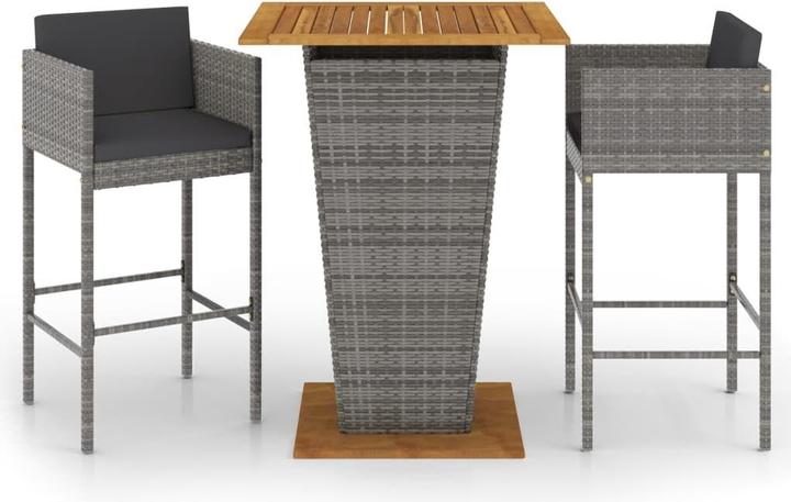 Produktbild vidaXL Garten-Bar-Set (80 x 80 x 110 cm)