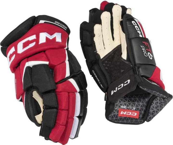 Produktbild CCM JetSpeed FT6 PRO SR Hockeyhandschuhe (13"/33 cm, Dunkelblau (Marine)/Weiss (68)) (13)