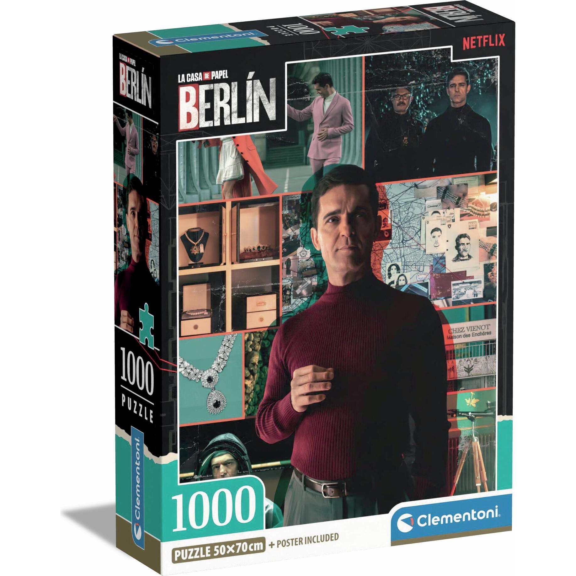 Clementoni Multicolore 1000 Pz - Berlino (1000 Pezzi)