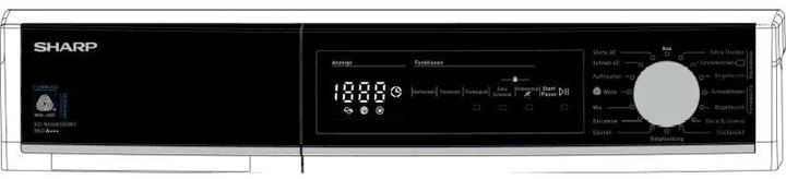 Actual product image Sharp KD-NHH8S8GW3-DE (8 kg, Right)