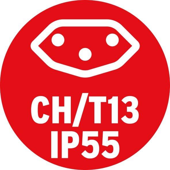 Image du produit Brennenstuhl Prise femelle à contact de protection T13 230V/10A, IP55 *CH* (Type 13)