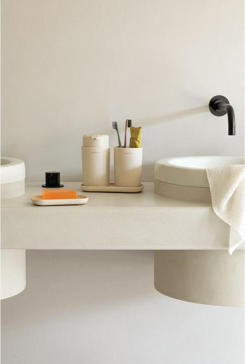 Productafbeelding Brabantia Zeepdispenserset ReNew Set 250 ml, Beige