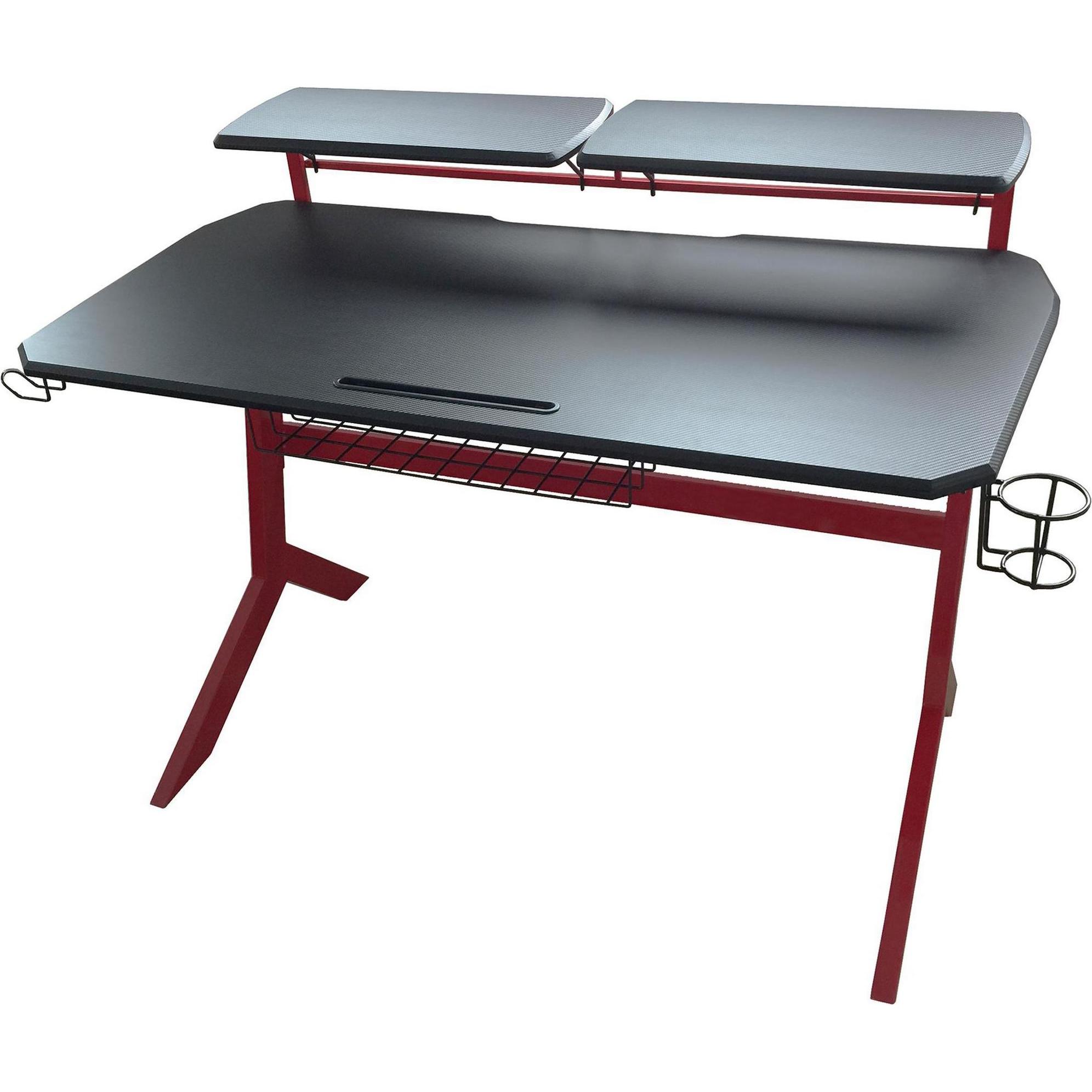 LC-Power LC-GD1R Gaming Table, Gaming Tisch, Rot, Schwarz