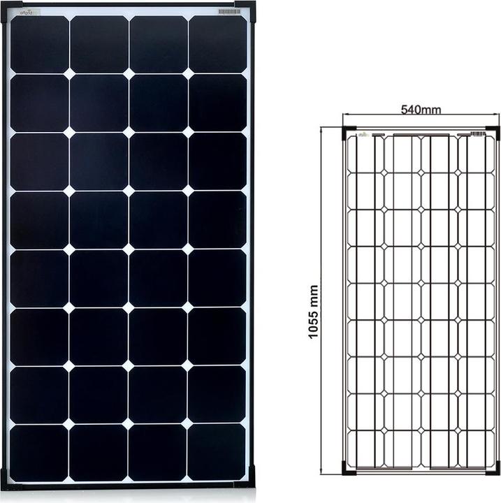 Produktbild Offgridtec 120W 12V MPPT Wohnmobil Komplettset EBL-Option (120 W)