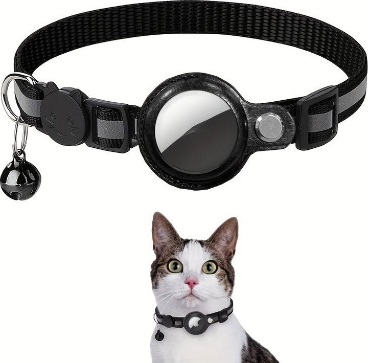 Immagine prodotto PhoneLook Collare di sicurezza per gatti con campanellino, materiale riflettente e supporto (Gatto)
