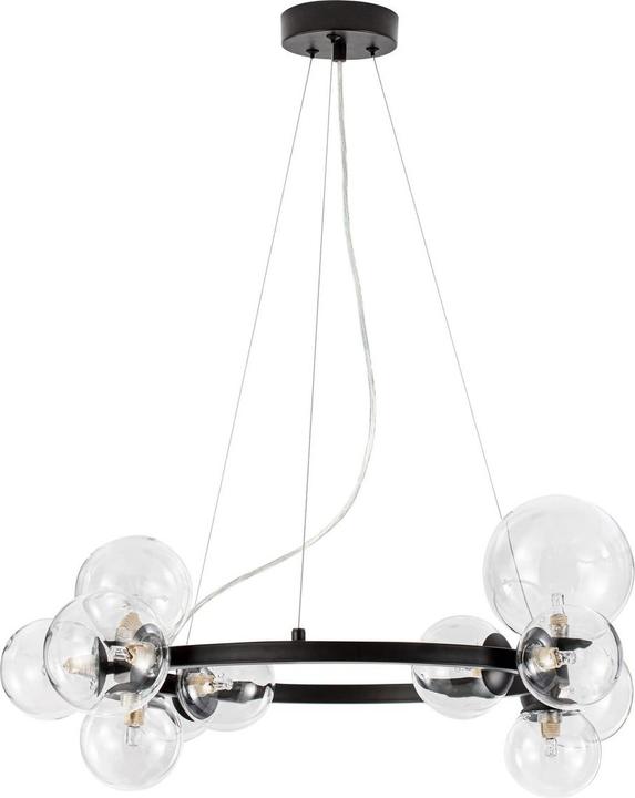 Productafbeelding Nova Luce ODILLIA hanglamp G9 11-voudig zwart 120x65cm dimbaar 9009249 (G9)
