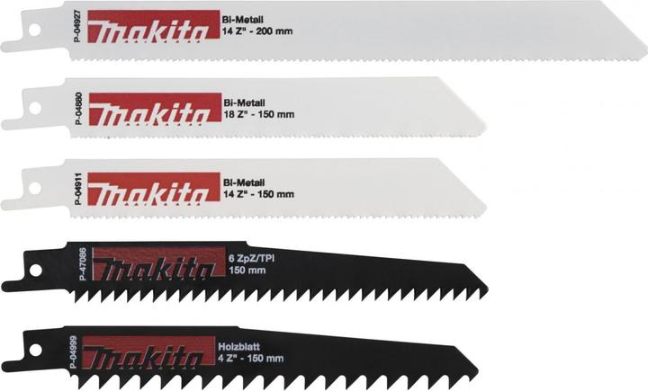 Actual product image Makita Recipro saw blade set