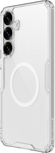 Actual product image Nillkin Etui Nature TPU Pro Magnetic Case z MagSafe na Samsung S25+ - biaÅe (Samsung Galaxy S25, Samsung Galaxy S25+)
