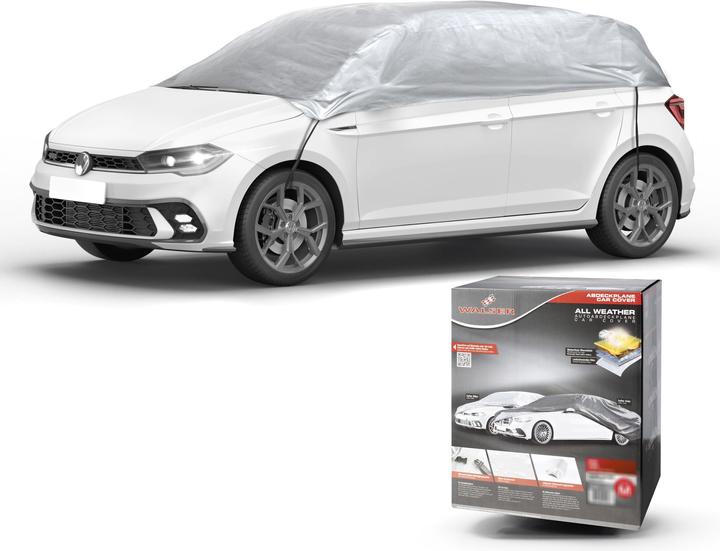 Walser Telone per auto All Weather, telone per auto mezzo garage taglia M argento