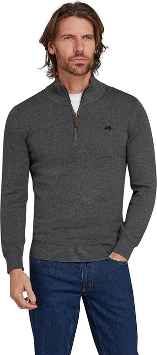 Immagine prodotto Raging Bull Classic Maglione Lavorato a maglia Cerniera ad un quarto Uomo (5XL)
