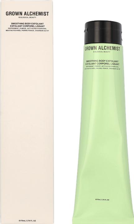 Produktbild Grown Alchemist GROWN Beauty Smoothing Body Exfoliant: Peppermint, Pumice & Activated Charcoal (170 ml)