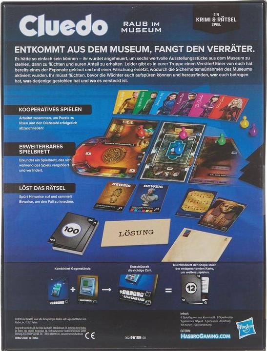 Produktbild Hasbro Gaming Escape Robbery At The Museum (Deutsch, 1 - 6 Spieler)