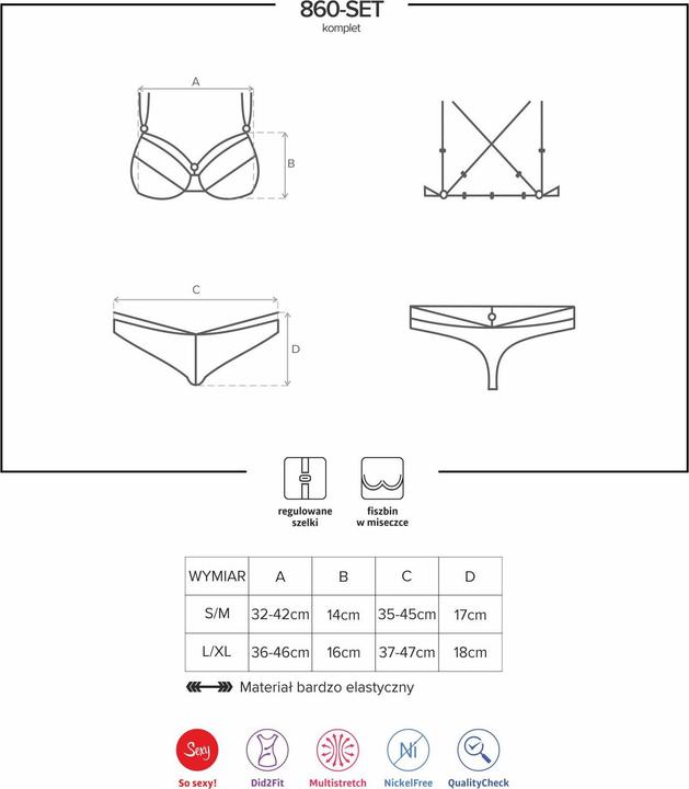 Actual product image Obsessive Amanda Red (L, XL)