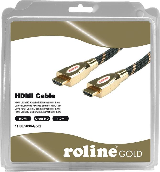 Actual product image Roline HDMI (Typ A) — HDMI (Typ A) (1 m, HDMI, 2.0)