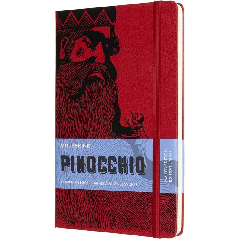 Thumbnail - Moleskine, Heft + Block, NB Pinocchio LG bl HC Mangi. (A5, Blanko, Kein Einband)