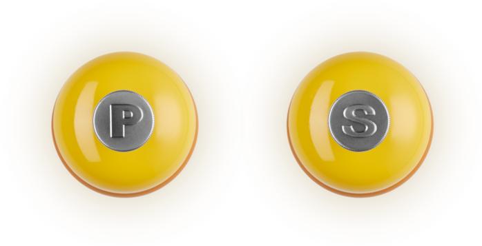Produktbild Le Creuset Mini Salz- und Pfeffermühlen Set dunkelgelb (Pfeffer, Salz)