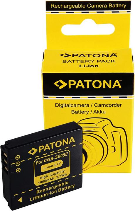 Actual product image Patona Battery f. Panasonic CGA-S005E (Camera battery)