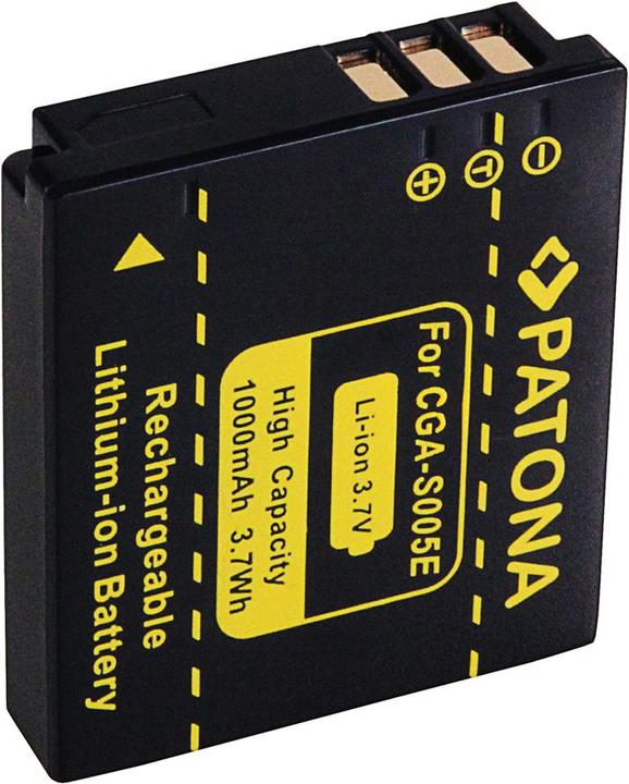 Actual product image Patona Battery f. Panasonic CGA-S005E (Camera battery)
