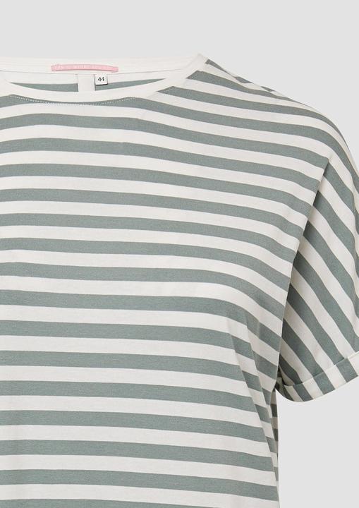 Actual product image S.Oliver T-Shirt Locker geschnittenes T-Shirt aus Modalmix (46)