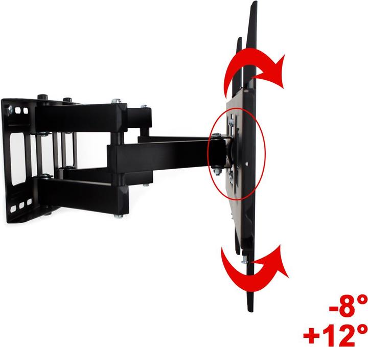 Produktbild tectake TVWandhalterung (Wand, 65", 120 kg)