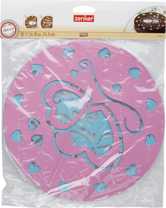 Produktbild Dr. Oetker Schablone Sweet Sensation Blau/Lila