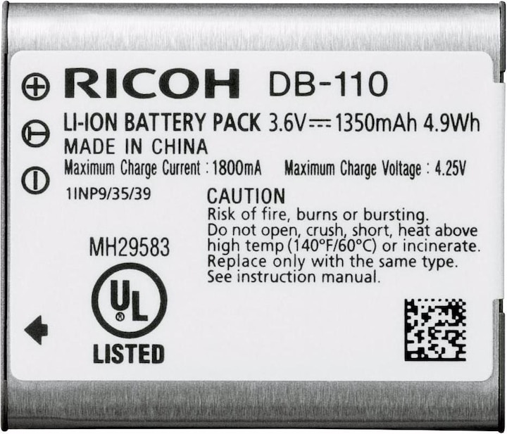Produktbild RICOH DB-110 Lithium-Ionen Akku fü GRIII (Akku)