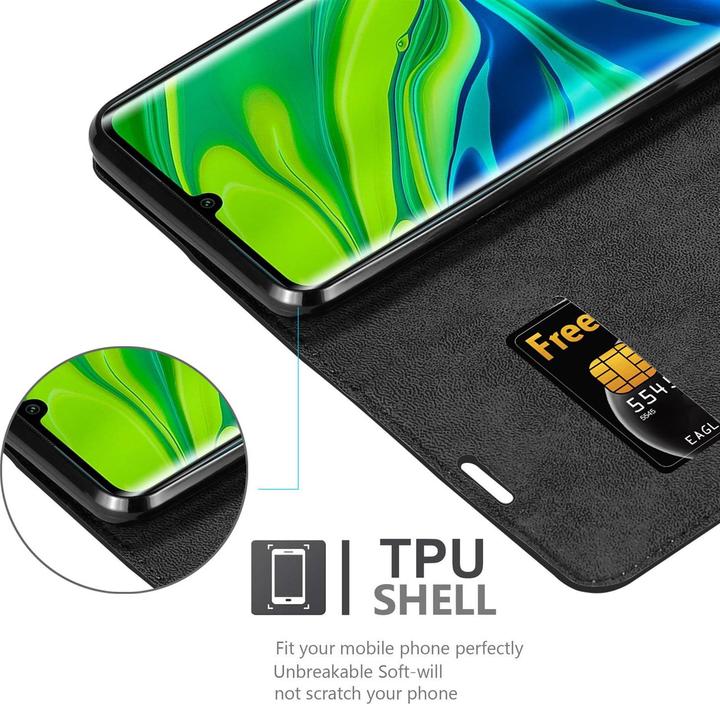 Produktbild Cadorabo Book Invisible Magnet Cover (Xiaomi Mi Note 10)