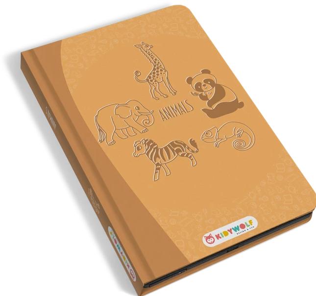 Actual product image Kidywolf Luminous design board mini animals