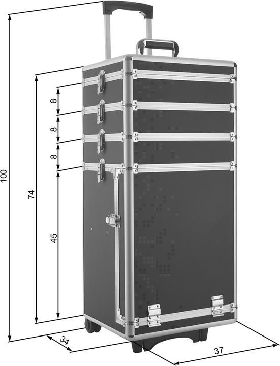 Actual product image tectake Cosmetic trolley