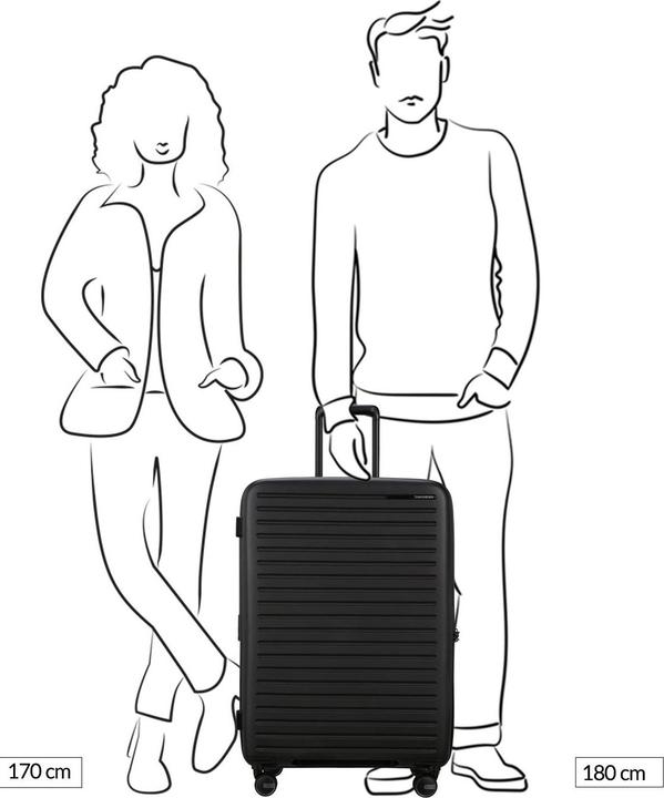 Actual product image Samsonite Restackd Trolley mit 4 Rollen erweiterbar 75cm (99 l)