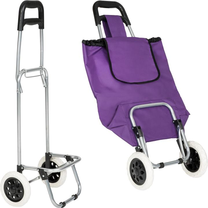 Image du produit tectake Chariot de courses, de marché Pliable 2 Roues