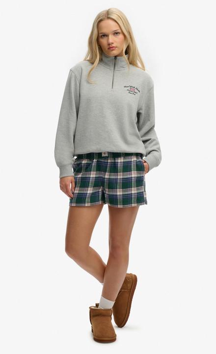Produktbild Superdry Karierte Baumwollshorts mit Elastikbund (XL)