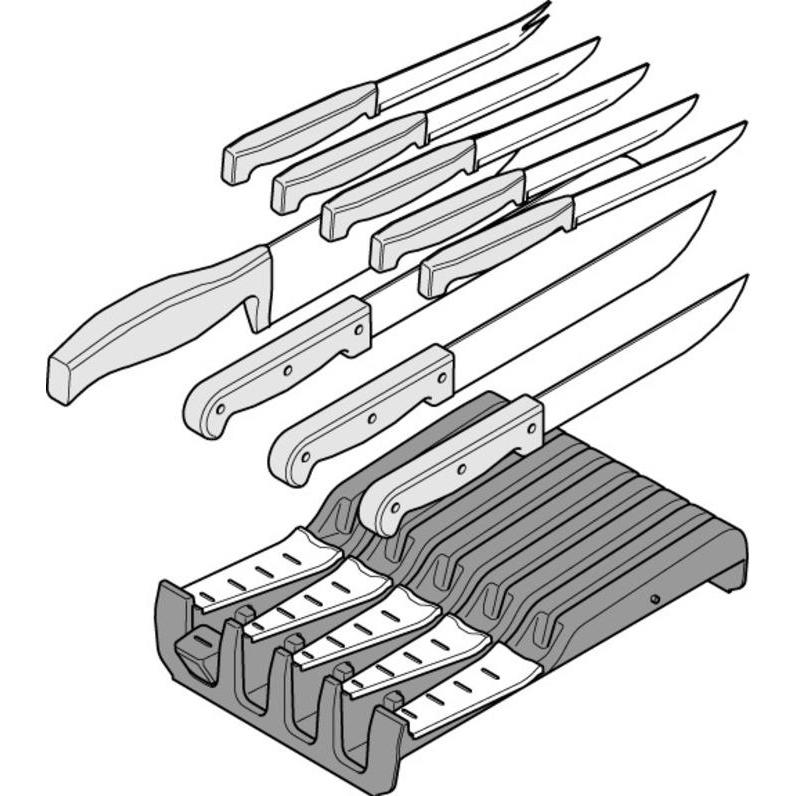 Blum Orga-Line, Besteckkasten, Grau