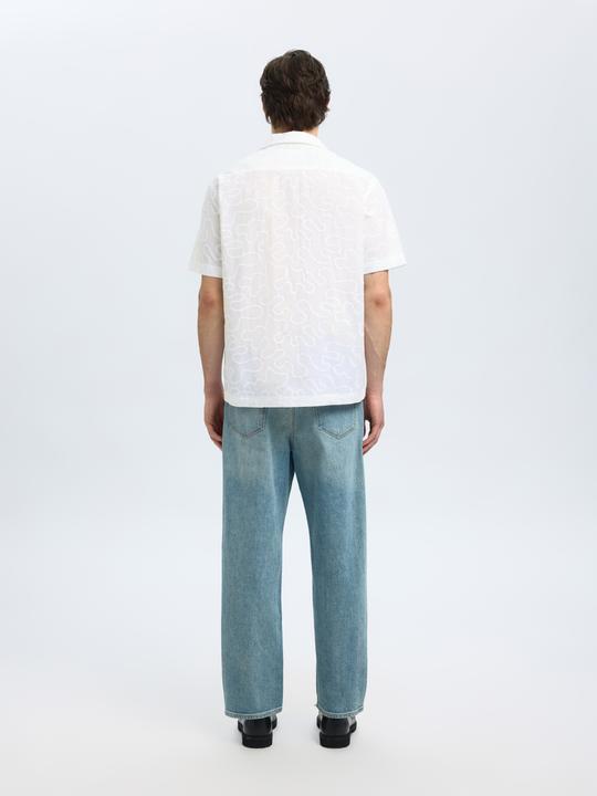 Actual product image Selected Homme Besticktes Kurzarmhemd (M)