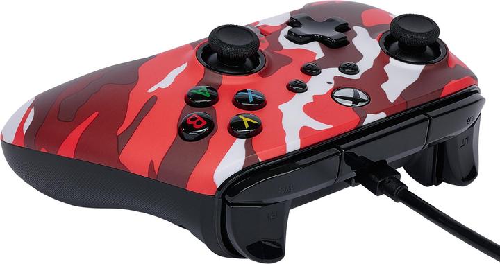 Immagine prodotto PowerA Controller cablato migliorato per Xbox Serie X|S - Rosso Camo (Xbox Series X, Xbox Serie S, Xbox One S)