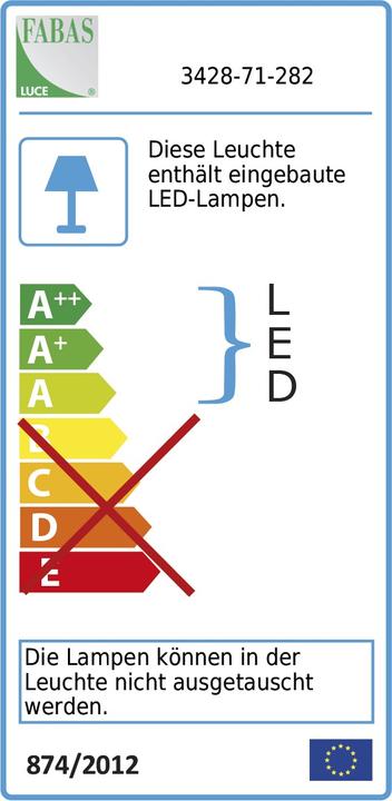 Energie-Label Fabas Luce Vasto (630 lm)