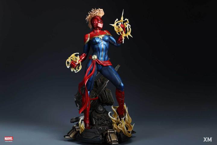 Actual product image XM Studios Marvel Comics "Captain Marvel" 1/4 Statue
