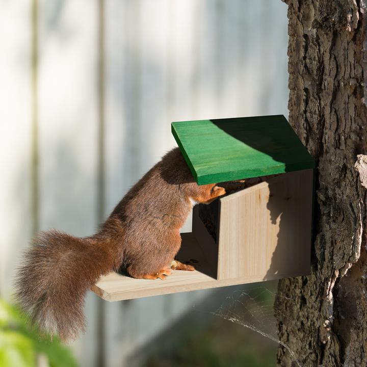 Produktbild Relaxdays Eichhörnchenfutterhaus
